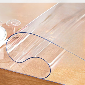 Rectangular Transparent PVC Table Cover Waterproof/oilproof/anti-scald Table Cloth Restaurant Plastic Cover For Table