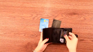 Carbon Fiber RFID Blocking Slim Card Holder Wallet with Pop-Up Feature for Men Slim RFID Blocking Wallet With Multi-Card Slots
