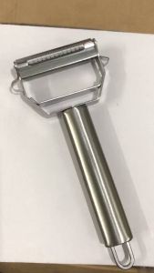 Dao Bào INOX 304 Hai Đầu LOẠI DÀY 3 Trong 1 Bào Mỏng Bào Sợi Khoét Lổ Đa Chức Năng Gọt Vỏ Trái Cây Gọt Khoai Tây Dưa Leo