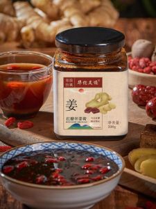 Authentic Red Sugar Jujube Ginger Paste Double Quantity for Each Purchase Traditional Chinese Herbal Supplement in Bottle