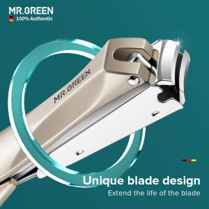 Germany MR.GREEN Nail Cutter Nail Clippers with Catcher Professional Stainless Steel Fingernail and Toenail Clipper Cutter