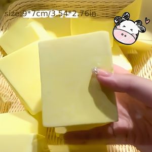 Soft Milk Brick Kneading Pleasure Milk Aroma Slow Rebound Super Easy To Squeeze and Relieve Stress
