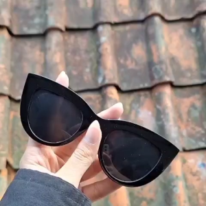 Kacamata Hitam Wanita Cat Eye Fashion Gaya Chic & Elegan Kekinian PLWW021