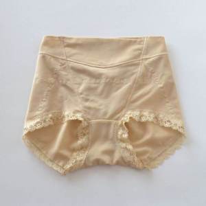 Exported to Japan Womens Mid-Waist Body Shaping Belly Contraction Hip Lifting Pelvis Slimming Non-Curling Seamless Close-Fitting Pure Color Boxer Briefs