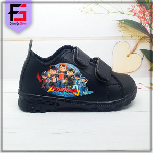 Sepatu Sneakers Boboiboy Anak Keren Trendy / Sepatu Kets Perekat Anak Karakter Kartun Boboiboy Galaxy
