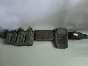 Ikat Pinggang Pria Kopel Full Set I Kopel Set Tactical Hitam Multifungsi Slot