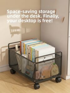 WANGXINGHEYUE | Mobile Book Storage Box With Wheels for Students