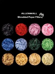 Cheapest Shredded Paper Fillers | Colorful Paper Gift Packaging | Paper Fillers Crinkled 20 grams DIY Gift Box Filling