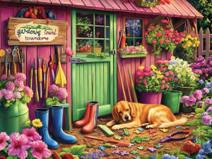Huacan Diamond Painting House Flower Dog Diamond Mosaic Landscape New Collection 2026 Decorative Paintings