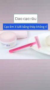 Combo 5 dao cạo râu Max Lady 3 lưỡi bằng thép không gỉ chất lượng cao