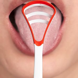 Tongue Cleaner Scrapper Oral Care Dental Clean Reusable Tongue Brush Pencuci Lidah Pembesih舌苔清洁刷-RANDOM COLOR
