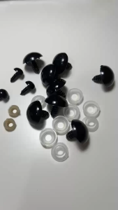 Mata Boneka Amigurumi Hitam Safety Eyes 2 pcs Rajut MG011