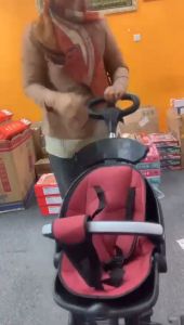 2 Way Magic Stroller Boleh Baring Paling Murah With Canopy And Cushion Foldable