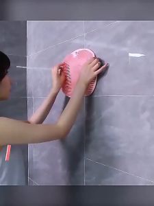 Miếng chà lưng silicon dán tường tế bào chết tấm chà tạo bọt và massage