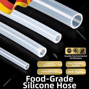 MIVOFIVO | Food Grade Odorless High Temperature Resistant Transparent Platinum Cured Silicone Tubing