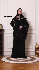 MUKENA AMPLOP Renda Premium Mukenah Dewasa JUMBO Hyget Polos All Size Free Tas Traveling