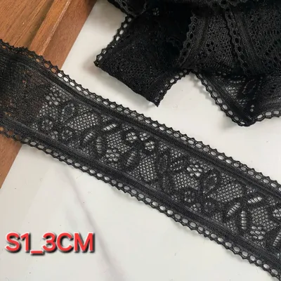 (5 MÉT) REN THUN CÓ CO GIÃN VIỀN TRANG TRÍ BẢN RỘNG 3CM VÀ 5CM.