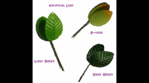 Artificial leaf leaves making Crepe silk paper quill nylon flower rose plant tree leave