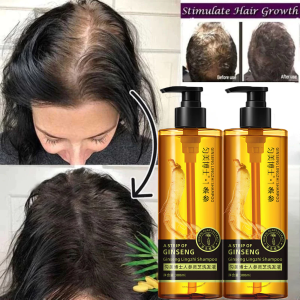 Hair Growth Shampo Ginseng Herbal Shampoo 300ml Anti-Hair Loss Shampoo Anti-dandruff and oil control Promotes hair growth Increases Hair Volume 洗发水防脱发