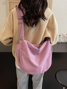 กระเป๋าสะพายข้างผู้หญิง ความจุขนาดใหญ่ กระเป๋าสะพายไหล่ข้างเดียว กระเป๋าสะพายข้าง กระเป๋าสะพายไหล่ กระเป๋าถือแบบอเนกประสงค์ กระเป๋าสะพายข้าง