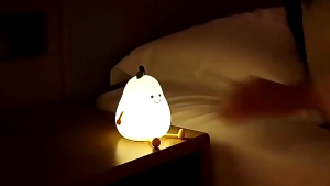 Silicone Night Light Soft Lights Rechargeable Eyecaring Touch Cute Bedside Night Lamp Pat Light Gift
