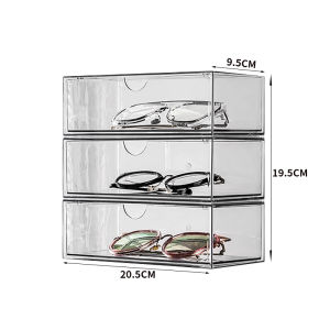 TAOXIAOHE | Transparent Dustproof Sunglasses Display Case