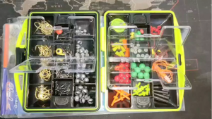 Aksesoris Pancing 24 Jenis Kail Pelampung Pengambang Pemberat Dengan Box Cantik 24 Type Multifungsi Fishing Lures Tackle Box Full Loaded Hooks Baits Storage Case With 24 Kinds of Fishing Tools Timah Mancing Memancing Hobby