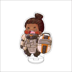 Bandai | 10CM Acrylic Hình Đứng Cho Anime Game Apex Legends - Bloodhound Gibraltar Pathfinder Wattson Octane Loba Dễ Thương Đồ Trang Trí Quà Tặng