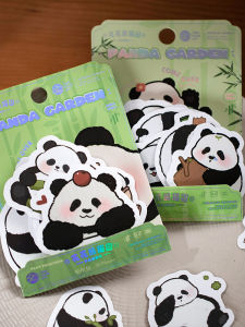 ฉลุยป่าฝุ่นกาวติดเครื่องประดับการ์ตูนสัตว์น่ารักของหนังสือบันทึกโทรศัพท์มือถือ DIY ลายแพนด้าจากแบรนด์ FANGAO