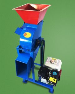 mesin cacah rumput serbaguna penepung coper+ mesin disel bensin 7-.8hp