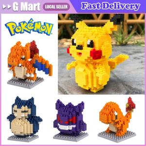 Pokemon New 108 Style Small Simple Building Blocks Pikachu Action Toys Graphics Diamond Mini Model Pocket Monster Collect Gift