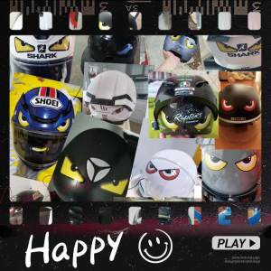 Reflective Motorcycle Car Devils Eye Side Strip Tank Fairing Sticker Windshield Glass Lens Waterproof Decals Racing Reflective Sticker Accessories For Yamaha Kawasaki Ducati BMW KTM Benelli Suzuki Honda