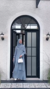 ABAYA SABRINA DRESS BAHAN CERUTY BABY DOLL MIK MUTIARA GAMIS WANITA TERBARU