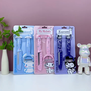 SKM Sanrio Multifunctional Stainless Steel Knife & Peeler Set HM310 Set Pisau dan Pengupas