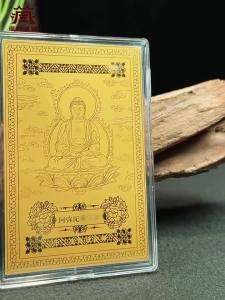 ZANGCUN | Zodiac Guardian Buddha Card Protective Amulet Ox Dragon Rooster