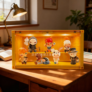 Dustproof Display Storage Box for Bubbles Mat Hirono Little Wild Decay Sweet Heart Figure Container Show Storage Case