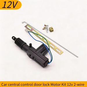 12V 2 Wire Car Locking System Actuator Heavy Duty Automobile Central Door Lock Motor Kit Vehicle Electric Door Lock Accessories