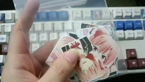 Oregairu - Set 10/15 Sticker  Yuigahama Yui  anime/light novel Yahari Ore no Seishun Rabukome wa Machigatteiru - Chuyện tình thanh xuân bi hài của tôi quả nhiên là sai lầm dán trang trí siêu đẹp