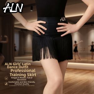 AILANGNA | Girls Latin Dance Costume With Fringe
