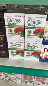 Viên uống dưỡng não BABATON GINKGO BRAIN dành cho người đau đầu hoa mắt chóng mặt.Hộp 30 viên.( mẫu mới )