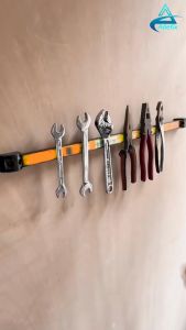 Magnetic Tool Bar Organizer Rak Magnet Perkakas Bengkel Gantung Tongkat Display 8-24 Inch - 6682