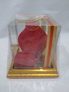 Tempat Mahar Perhiasan Pernikahan Kalung Cincin Hias Pita