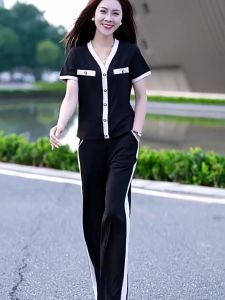 [MA9] Bộ Thể Thao Cộc Tay Trẻ Trung Nữ Tính Phong Cách Hàn Quốc (HÀNG QUẢNG CHÂU)