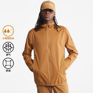Timberland Mens Woven Hooded Jacket Outdoor Casual Wear Windproof Spring New Style Long Sleeve Regular Length Hooded Jacket