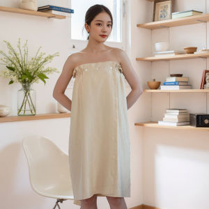 Đồ Tắm Hở Lưng Mỏng Mặc Ở Nhà Quần Áo Tắm Mùa Hè Cho Nữ Khách Trang Phục Ngủ Chống Ánh Sáng Không Đáng Tin Cậy Phụ Kiện Spa