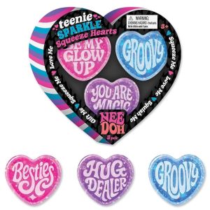NeeDoh | Heart-shaped Squishy Toy Gift Box Soft Slow Rebound Stress Relief Squeeze Toy to Relieve Stress and Boredom