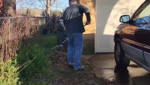 Stainless steel rake adjustable rake with flexible handle open up the land and turn the soil clean up fallen leaves