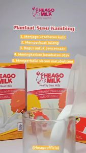 Susu Kambing Etawa Paket Hemat 7 BOX Heago Milk Premium