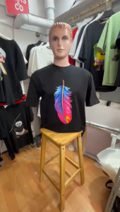 Kaos Pria Wanita Gambar 3D Premium Katun 24s Bulu Bulu H0618