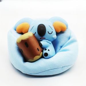 Bandai | 6pcs Cute Monster  Anime Pikachu Eevee Poket Gift Pokemon Starry Dream Series Action Figures Bulbasaur Snorlax Monster Model Toy